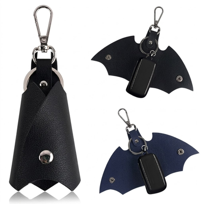 Portachiavi in pelle premium del Cavaliere Oscuro